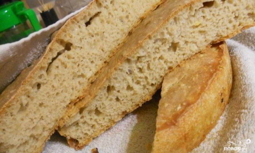 Рецепт ржаной чиабатты