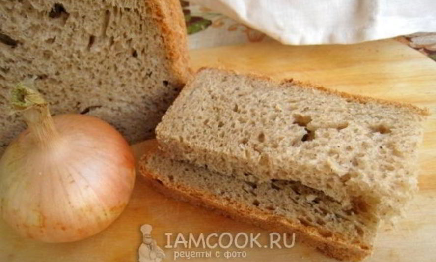 Рецепт ржаного хлеба с луком