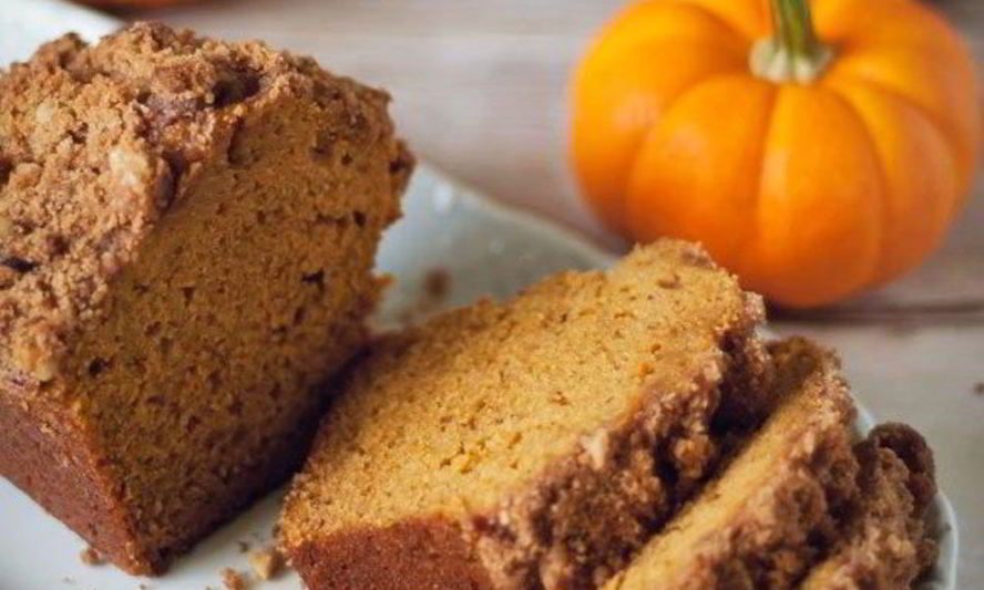 Рецепт тыквенного хлеба с ореховой посыпкой