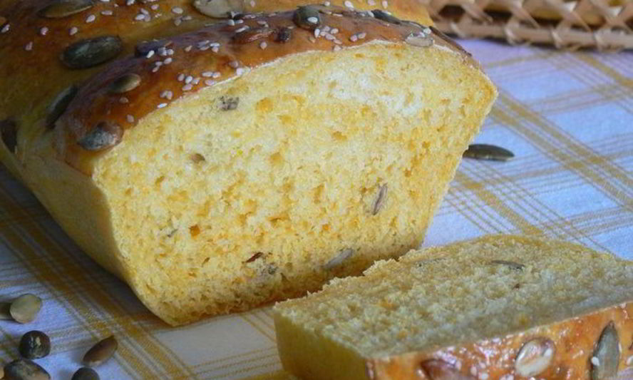 Рецепт тыквенного хлеба с тыквенными семечками