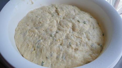 тыквенный хлебушек с зеленым луком