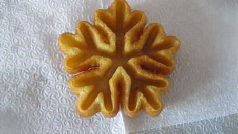 хворост фигурный из жидкого теста