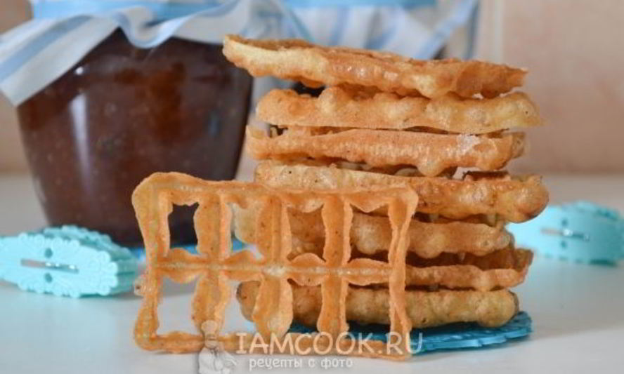 Рецепт хвороста из жидкого теста