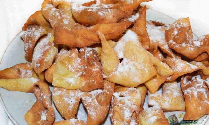 Рецепт хвороста с водкой