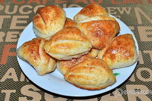 Конвертики из творожного теста