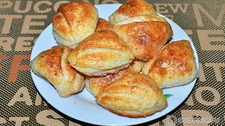 Конвертики из творожного теста