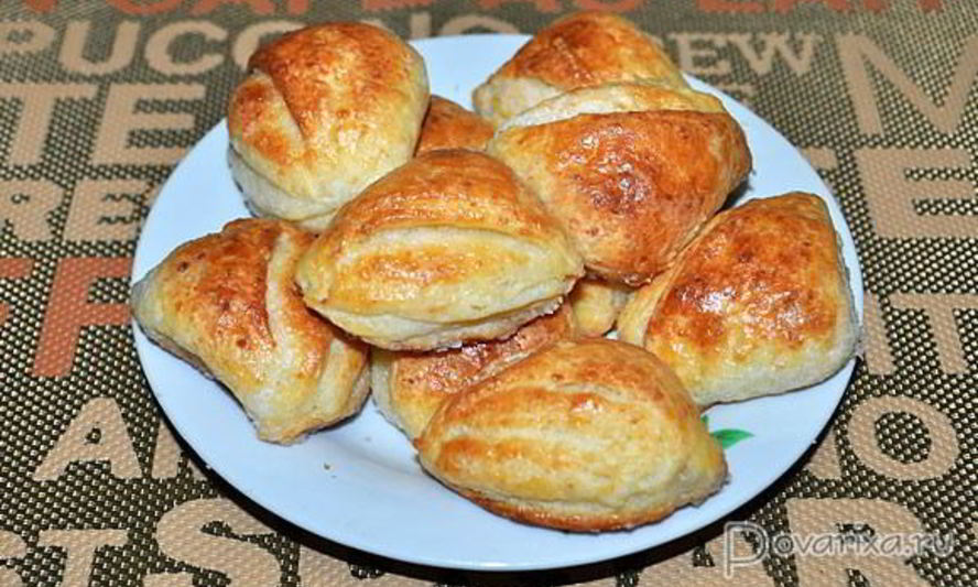 Рецепт конвертиков из творожного теста