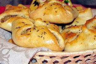 Конвертики с квашеной капустой