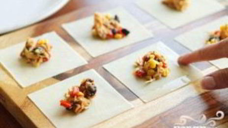 конвертики с овощной начинкой