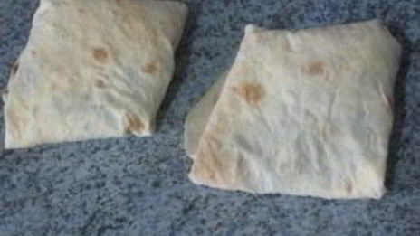 конвертики из лаваша с сыром и зеленью