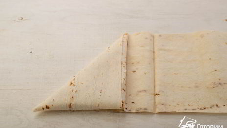 конвертики с мясом и фасолью в лаваше