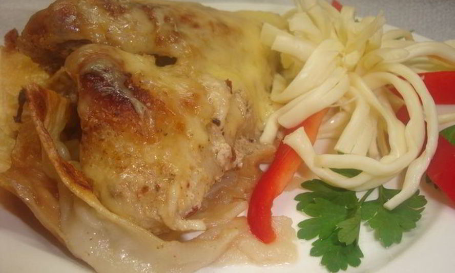 Рецепт курицы на лаваше