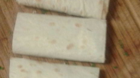 лаваш под грилем с сырной корочкой