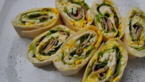 лаваш с беконом