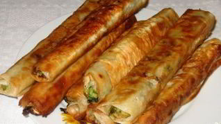 Лаваш с капустной начинкой