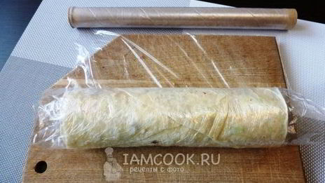 лаваш с корейской морковкой и сыром