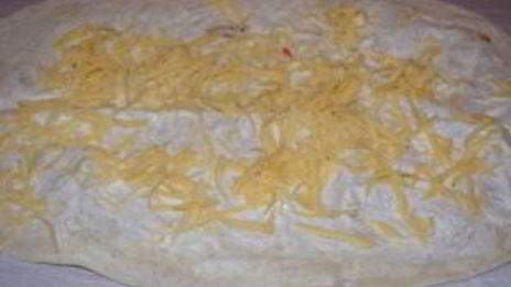 лаваш с крабовыми палочками и огурцом