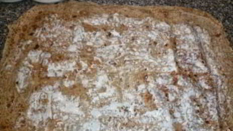 лаваш с курицей и морковкой