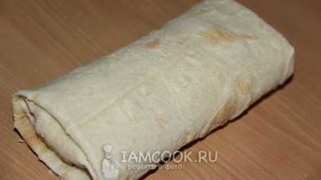 лаваш с курицей и овощами