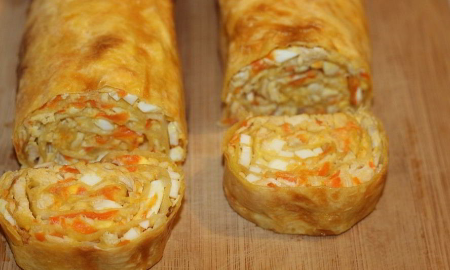 Рецепт лаваша с курицей