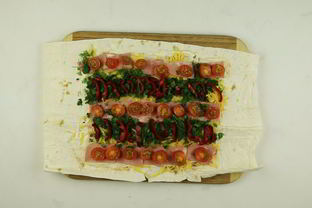 Лаваш с начинкой в духовке