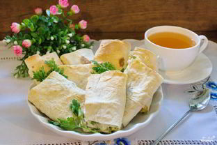 Лаваш с начинкой, запеченный в духовке