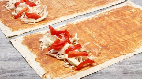 лаваш с овощами