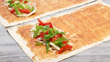 лаваш с овощами