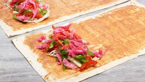 лаваш с овощами