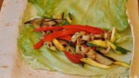 лаваш с овощной начинкой