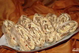 Лаваш с сайрой