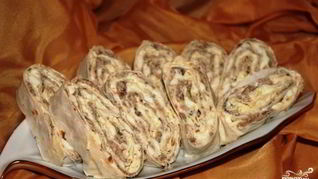 Лаваш с сайрой