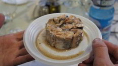 лаваш с сайрой