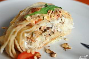 Лаваш с треской