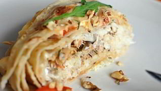 Лаваш с треской