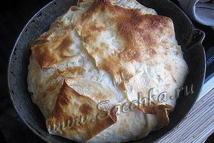 Лаваш с творогом и сыром