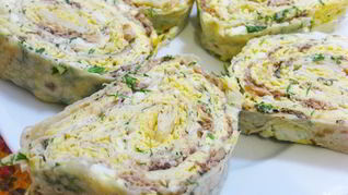 Лаваш со скумбрией