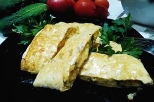 Лаваш запеченный с сыром в духовке