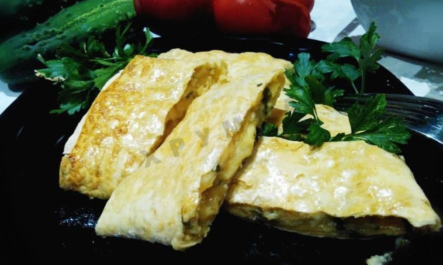 Рецепт лаваша запеченного с сыром в духовке