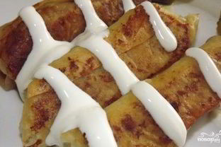 Рулеты из лаваша с печенью