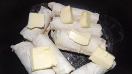 рулеты из лаваша с печенью