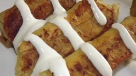 рулеты из лаваша с печенью