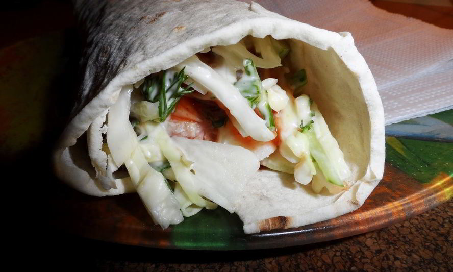 Рецепт сосиски в лаваше