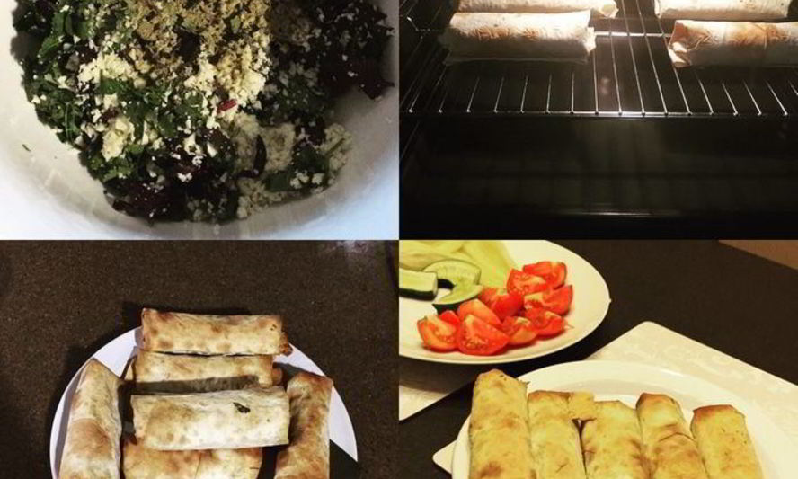 Рецепт сулугуней в лаваше