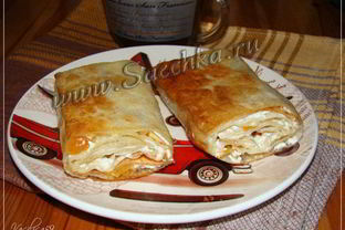 Вертуты из лаваша