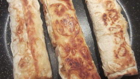 яблоки в лаваше