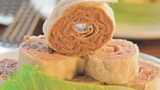 Закуски из лаваша с начинкой