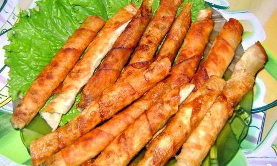 Рецепт жареного лаваша с сыром