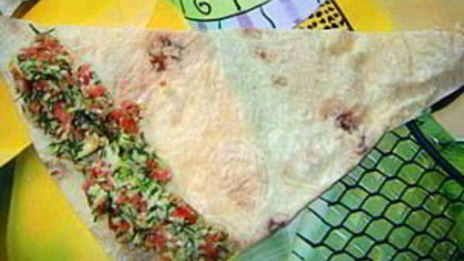 жареный лаваш с сыром