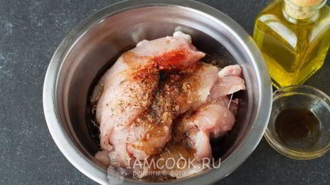 арабская пита с курицей и овощами